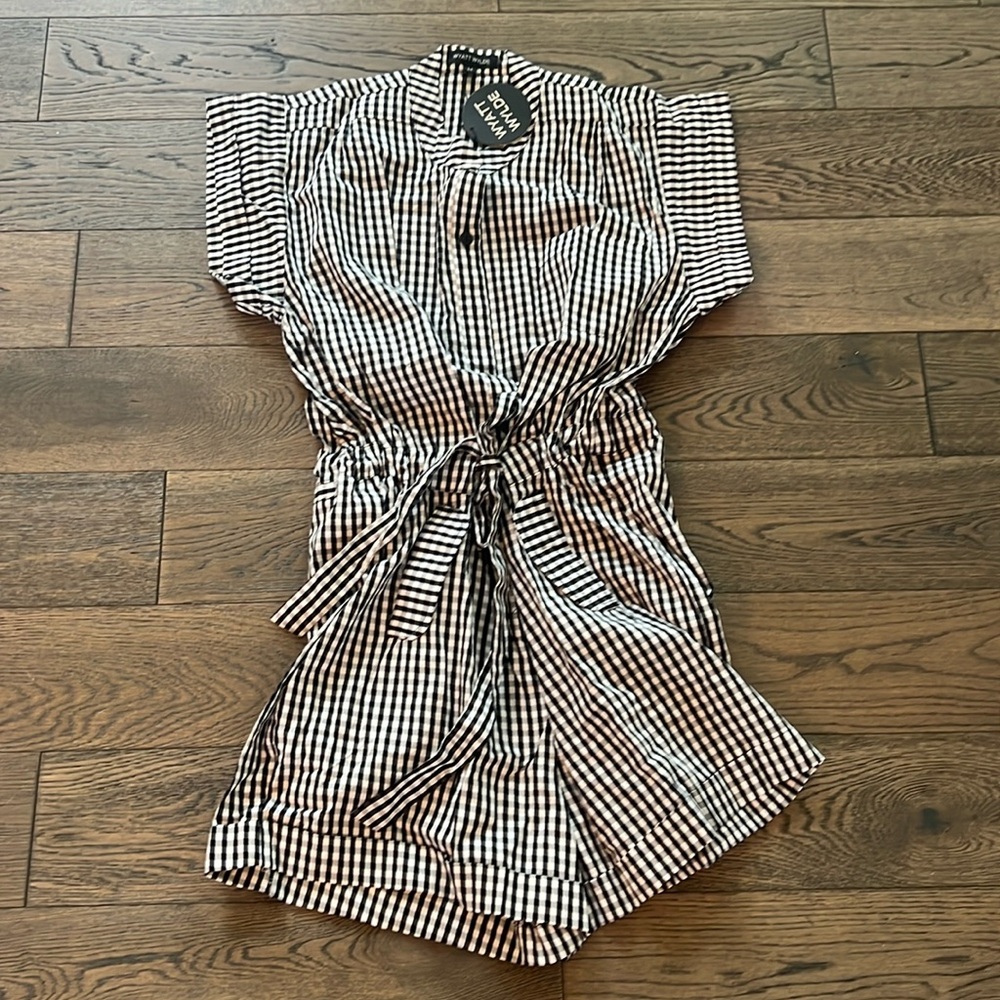 Wyatt Wilde black and white romper